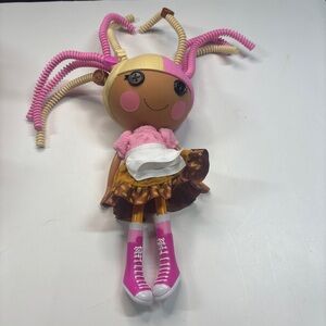 Lalaloopsy Silly Hair Scoops Waffle Cone Doll With Clothes Pink Brown